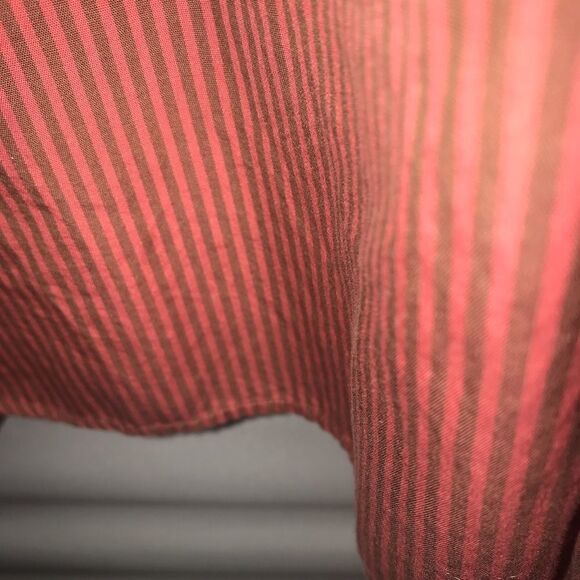 J. Crew Men's Red Striped Button Down Shirt - Picture 5 of 13